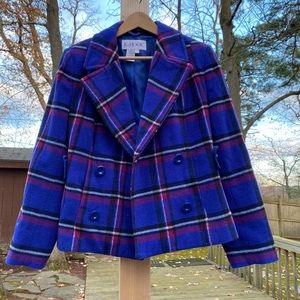 Vintage JG Hook Wool Plaid Jacket